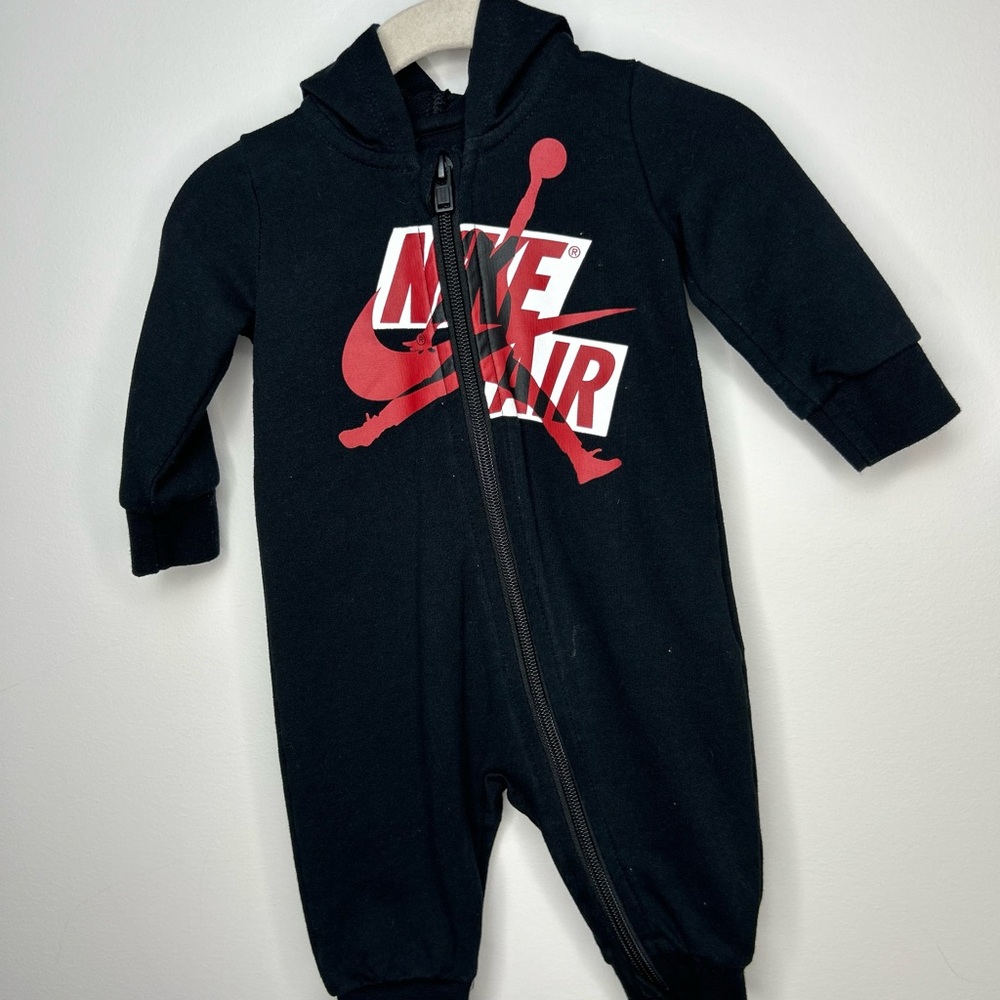Jordan Black and Red Athletic Footies